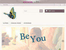 Tablet Screenshot of cicciabella.com